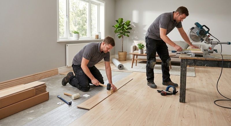 Plank Laminate Installation in Greensboro, NC